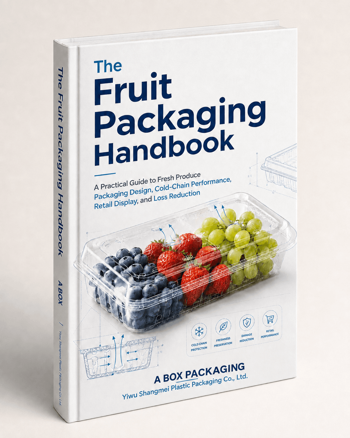 Fruit Packaging Handbook shown as a printed guide
