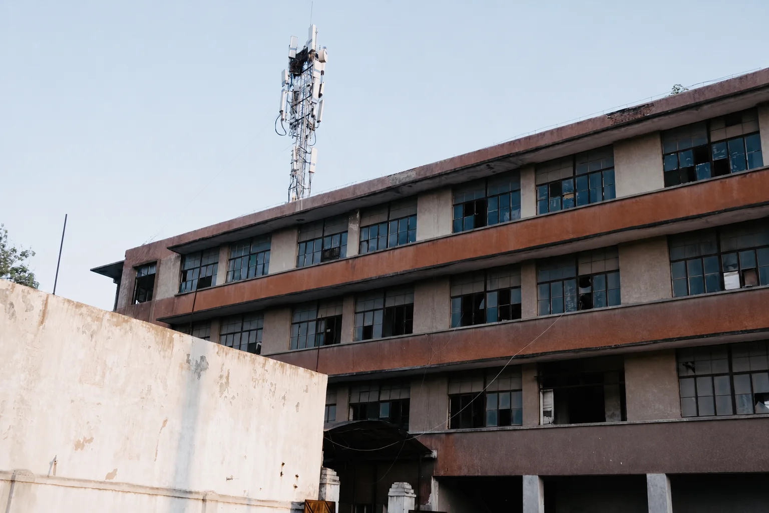 Earlier factory building