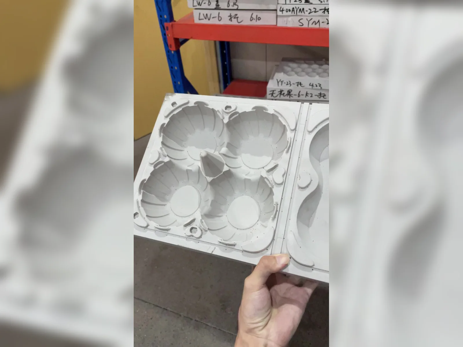 Rounded cavities and separators