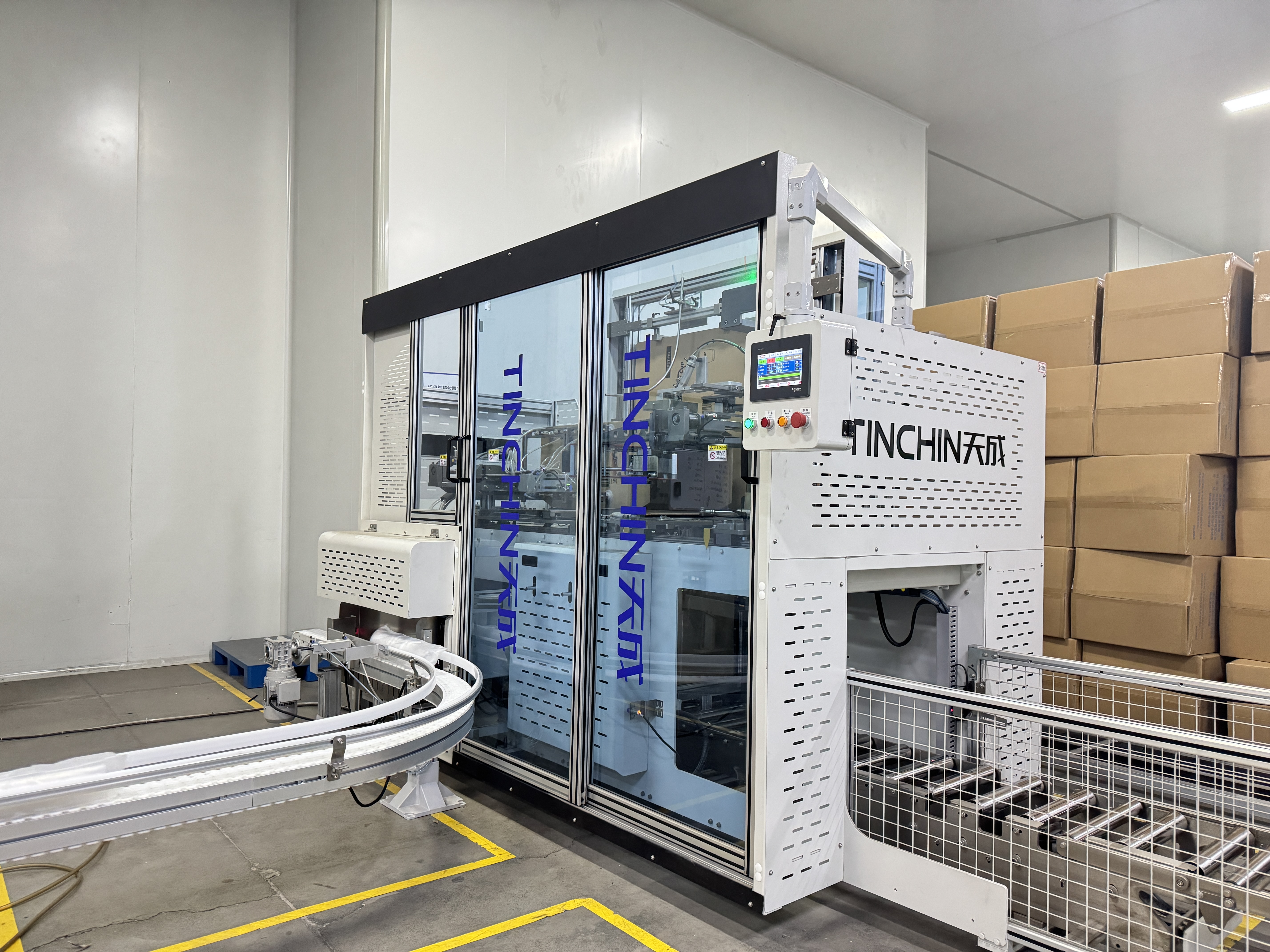 Packing equipment and material handling view 3