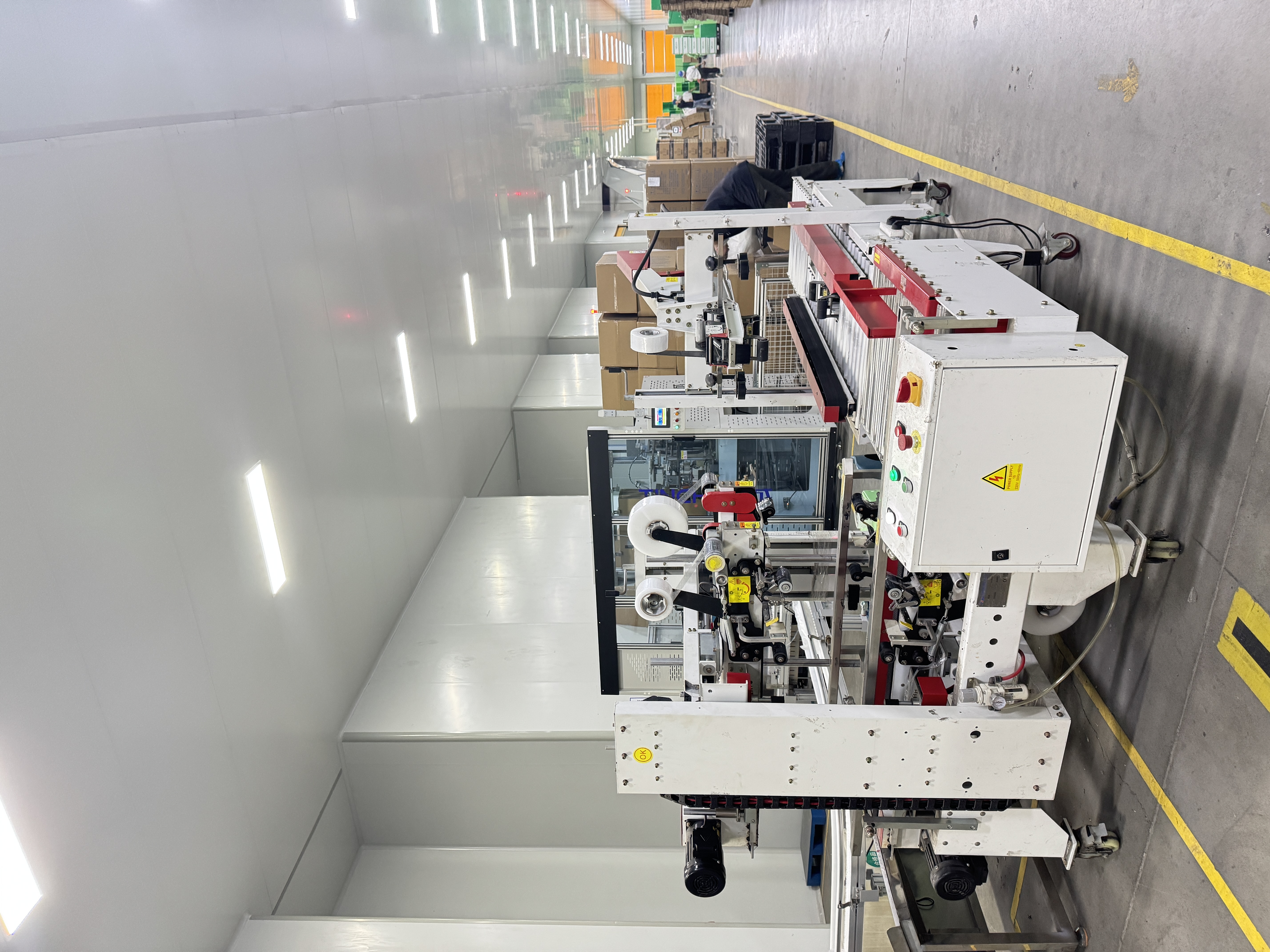 Packing equipment and material handling view 1