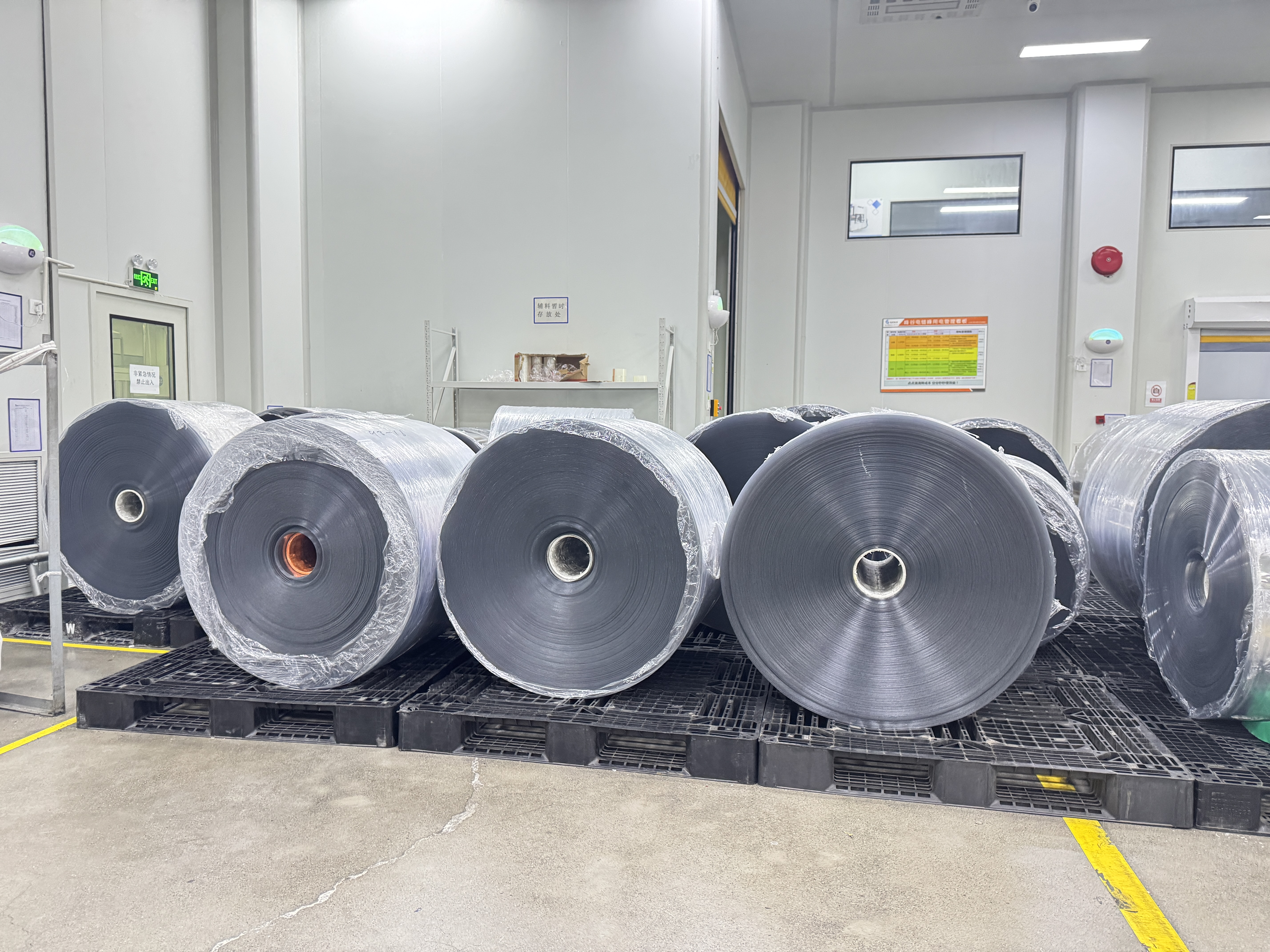 Sheet storage, front view