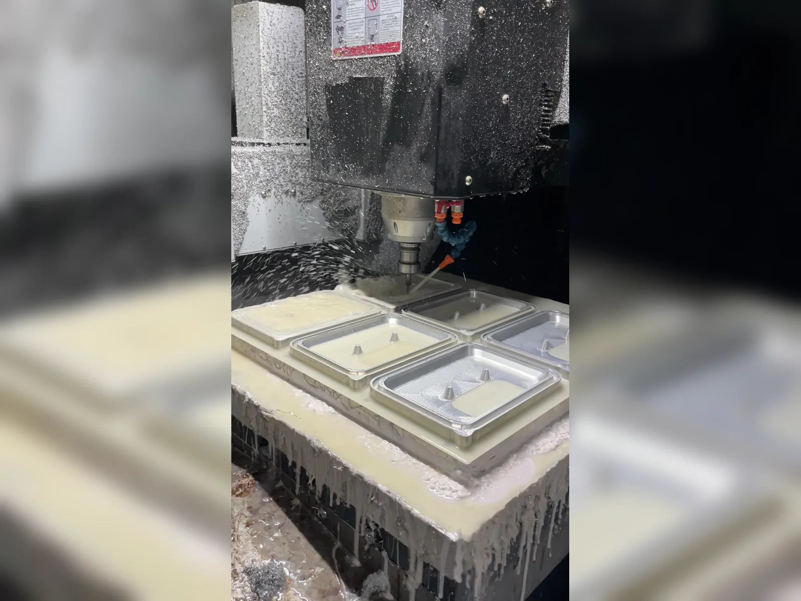 Machining a tool surface