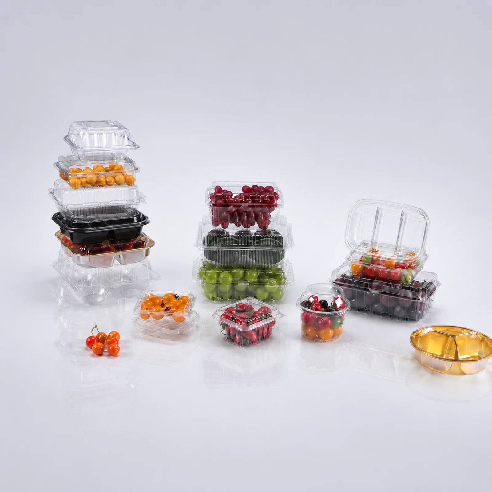 Open and closed fruit packs